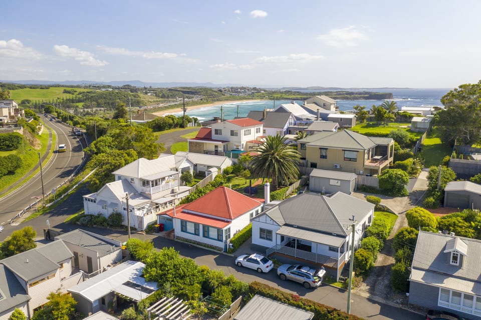 The Cottage - past the sculpted coastline and rolling green hills