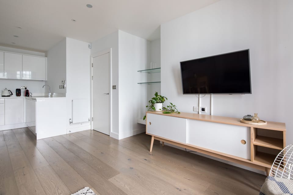 Luxury Suite, 1 Bedroom, Terrace | Living area | 43-inch Smart TV with digital channels, TV, Netflix