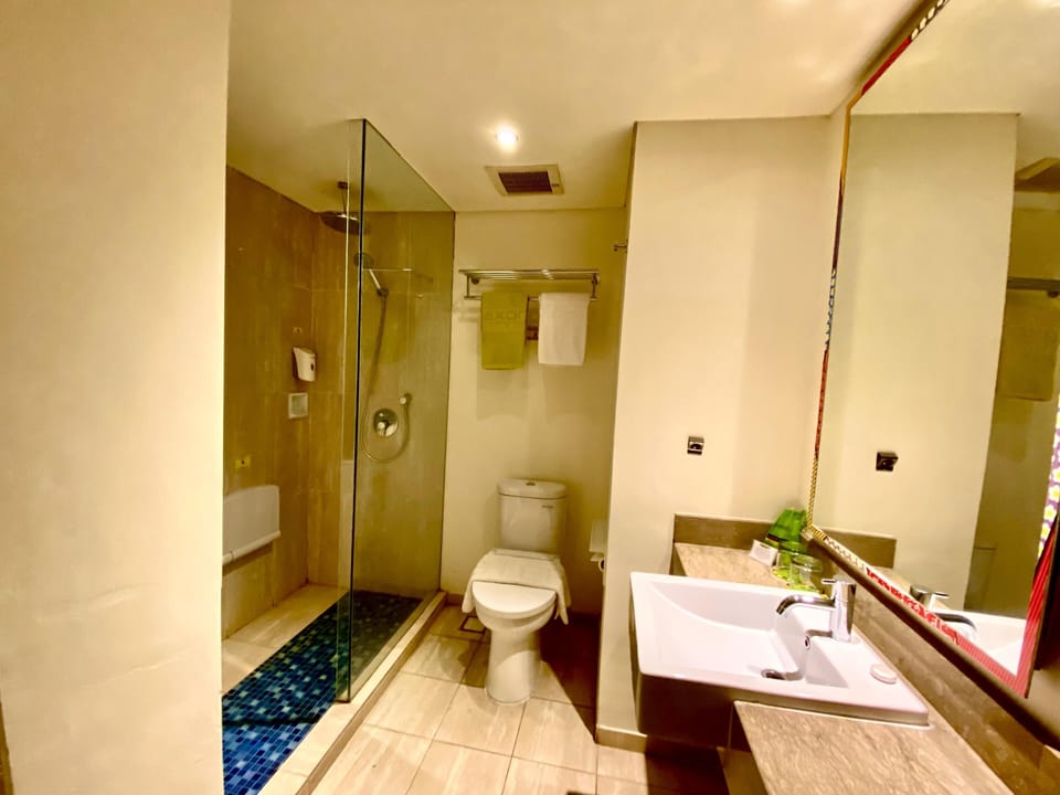 Superior Double or Twin Room, 1 Bedroom, Bay View | Bathroom | Shower, rainfall showerhead, free toiletries, hair dryer