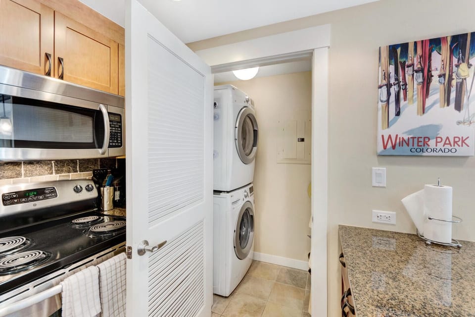 Laundry room off of kitchen