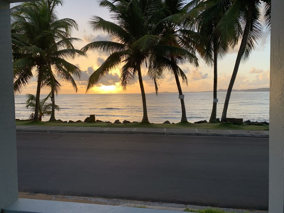 Another beautiful sunrise from the porch...