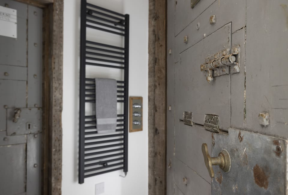 First floor: Jack and Jill shower room with double walk-in shower