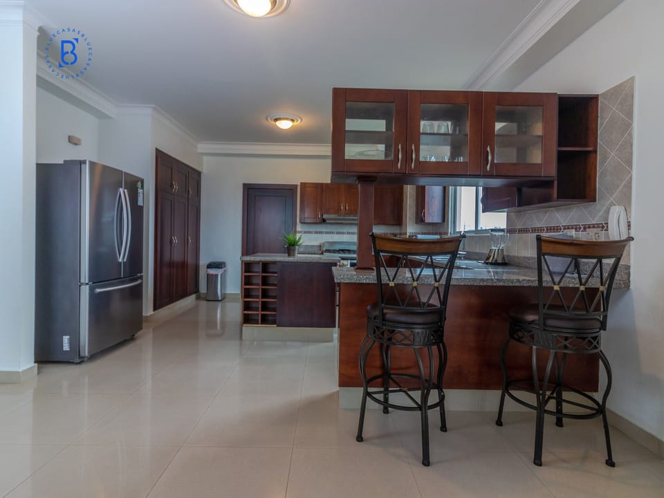 Kitchen front view