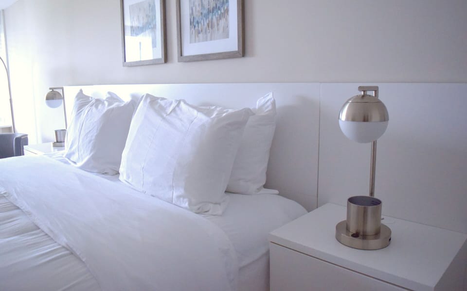 Premium bedding, pillowtop beds, in-room safe, individually decorated