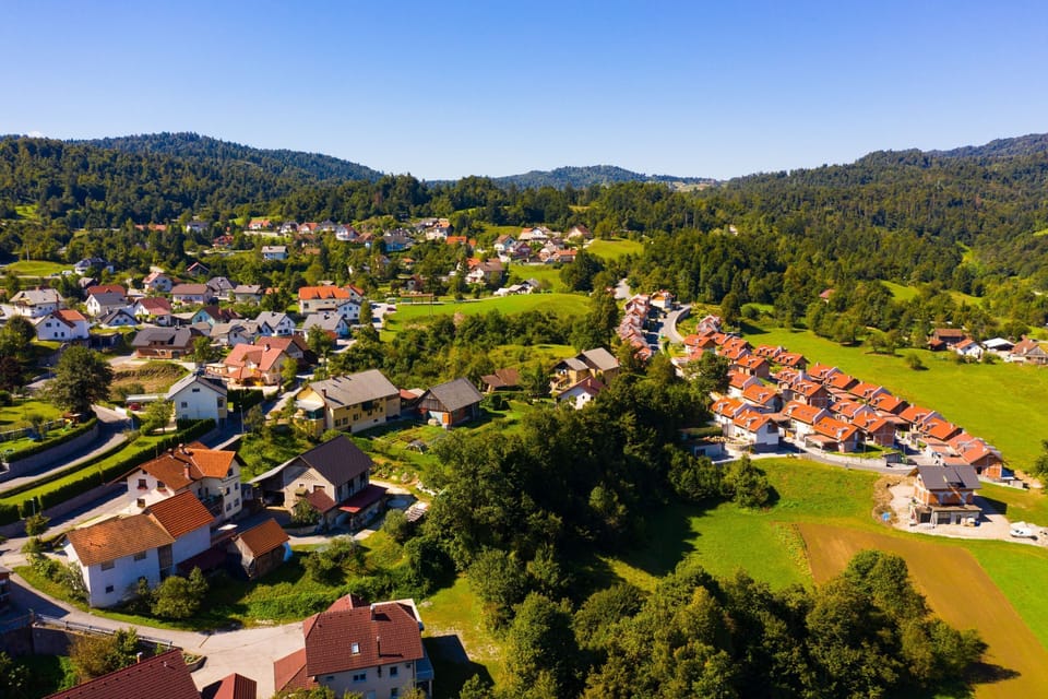 The town of Crhnika in the vicinity