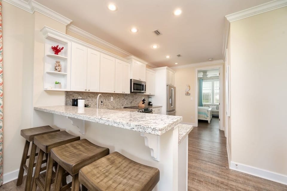 Seating area in kitchen