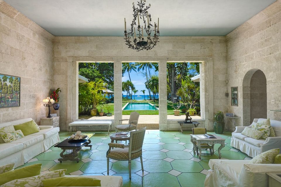 Beach view from entrance