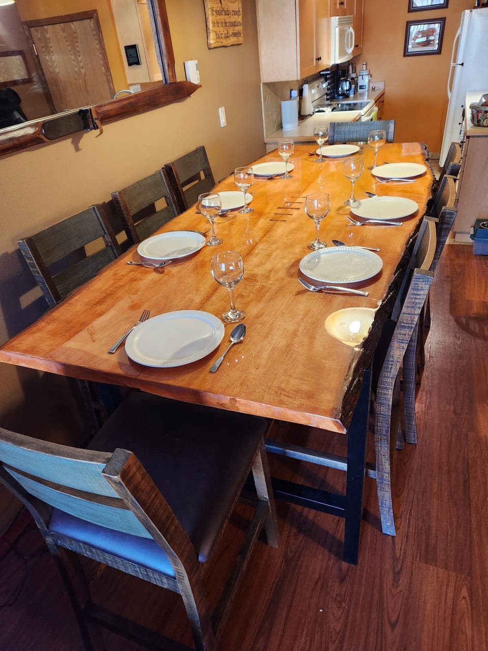 dining table seats 8