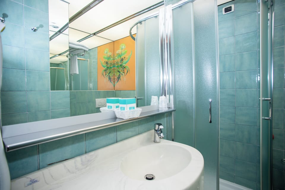 Standard Double or Twin Room | Bathroom | Shower, rainfall showerhead, hair dryer, bidet