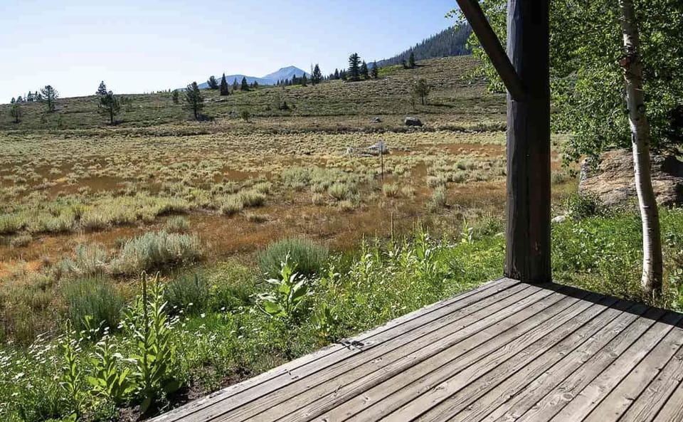 Downstairs master private deck.