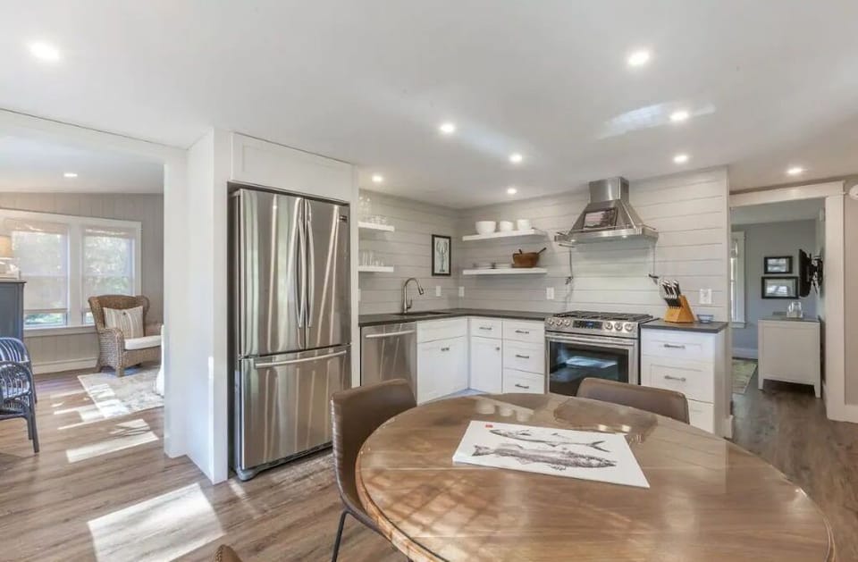 Kitchen with new appliances