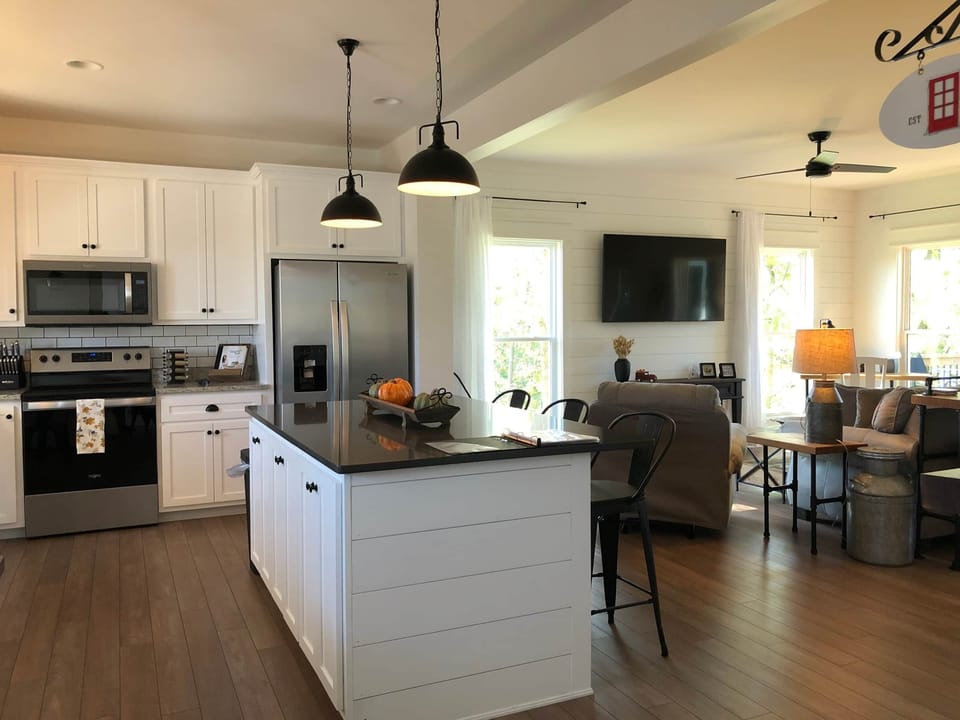 Large kitchen island 