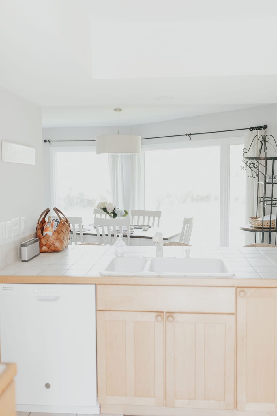 View from kitchen sink