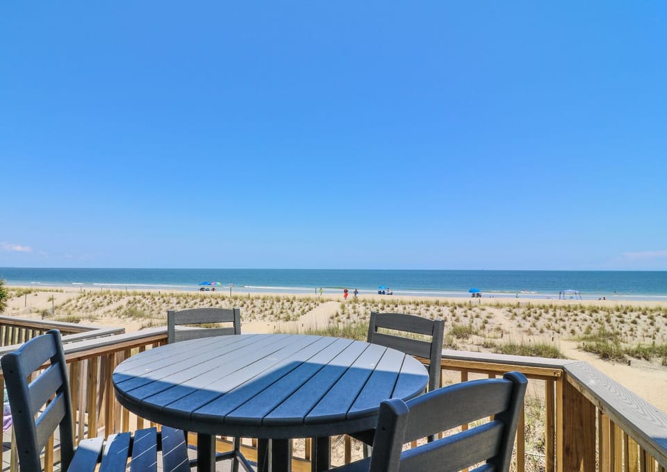 Oceanfront balcony