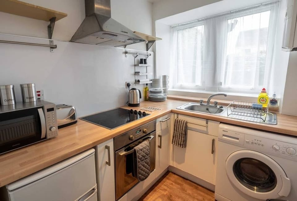 Fully stocked kitchen 