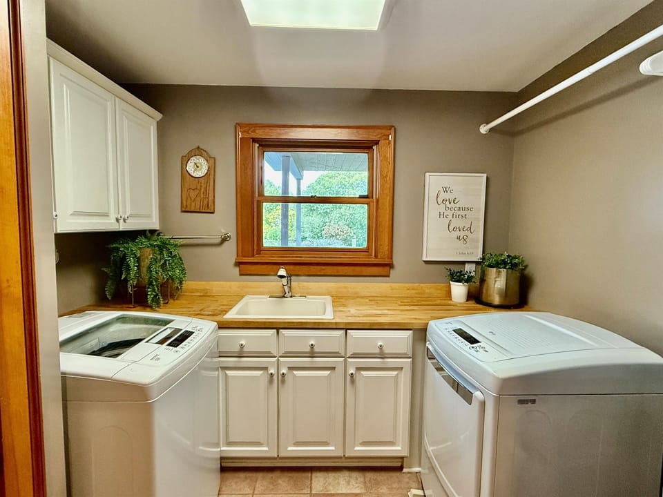 !st Floor Laundry and Storage Room