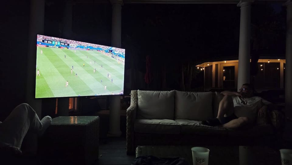 Outdoor TV- Great for Football Season!