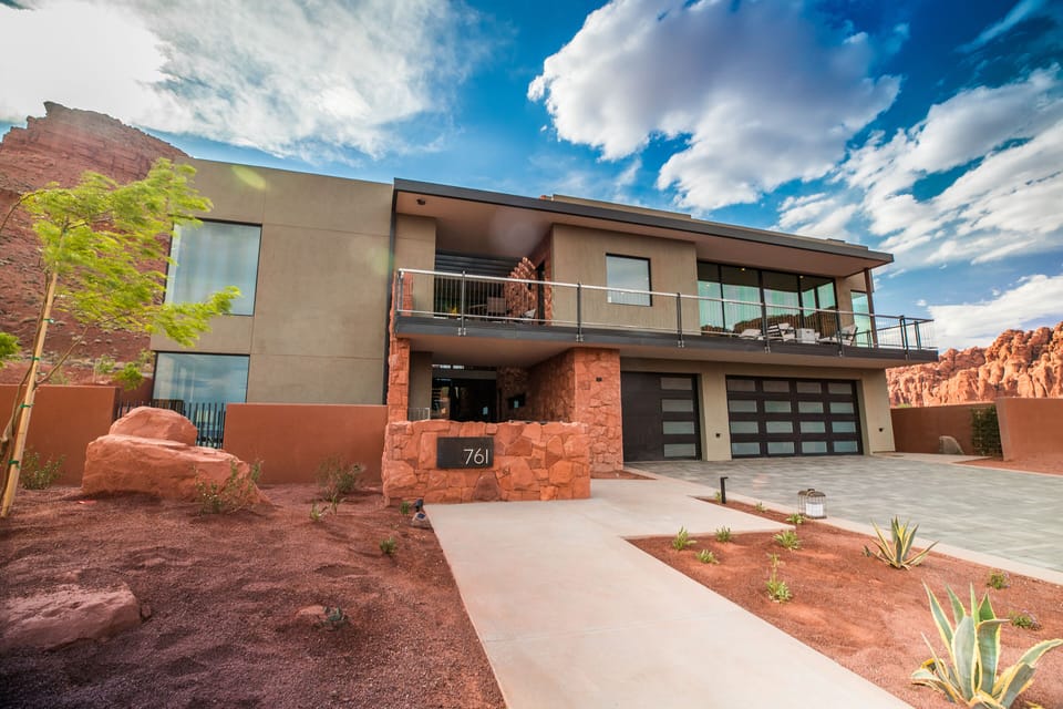Front View of Villa