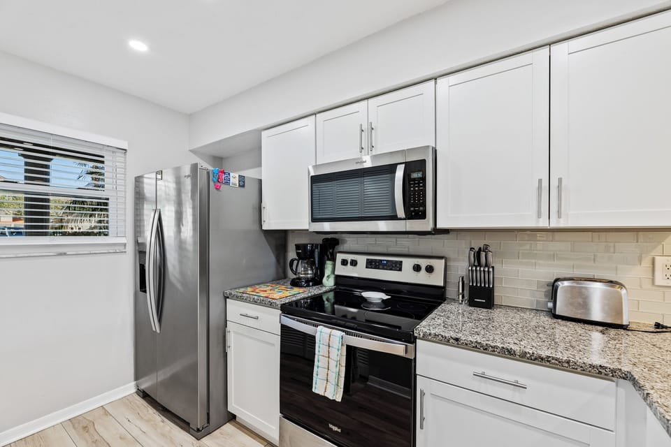 Fully equipped kitchen