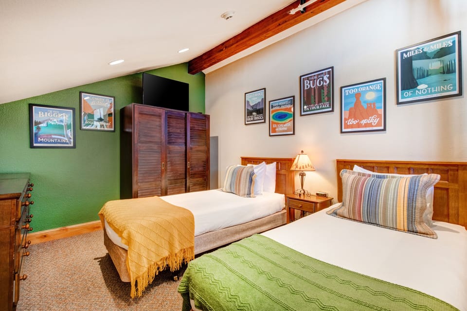 The loft also has two-twin beds that can be converted into a king size bed with 24-hours advanced notice.