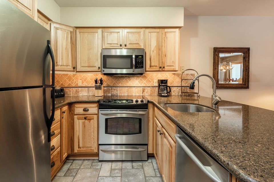Fully equipped kitchen