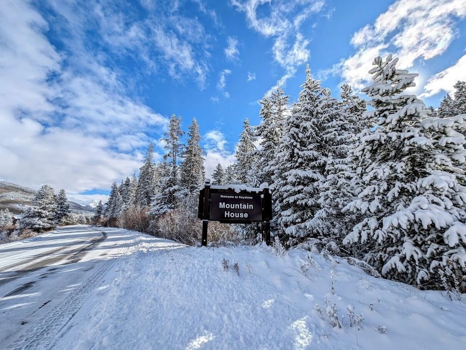 Mountain House Base Area #winter