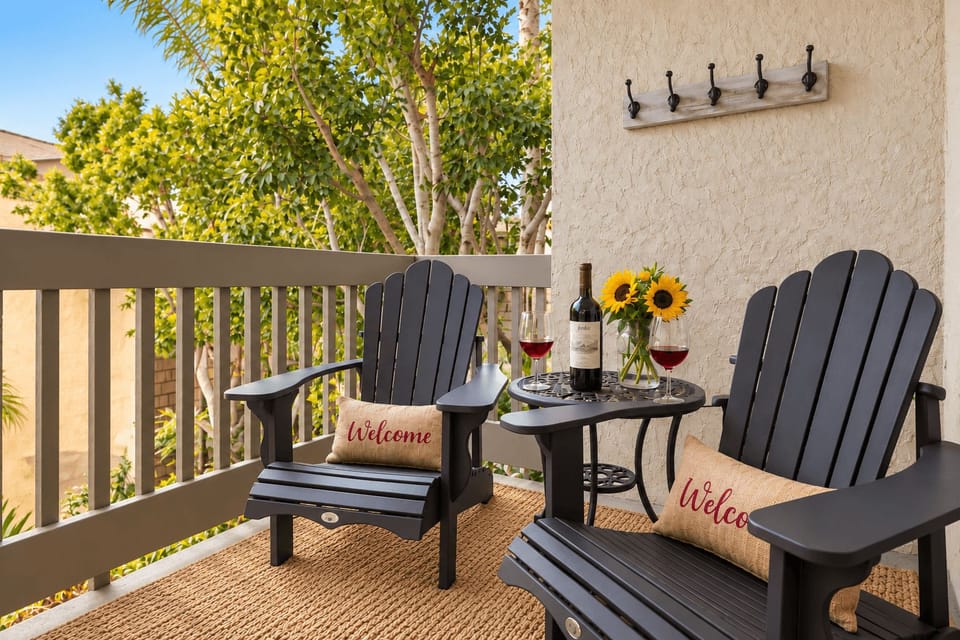 Comfortable patio seating