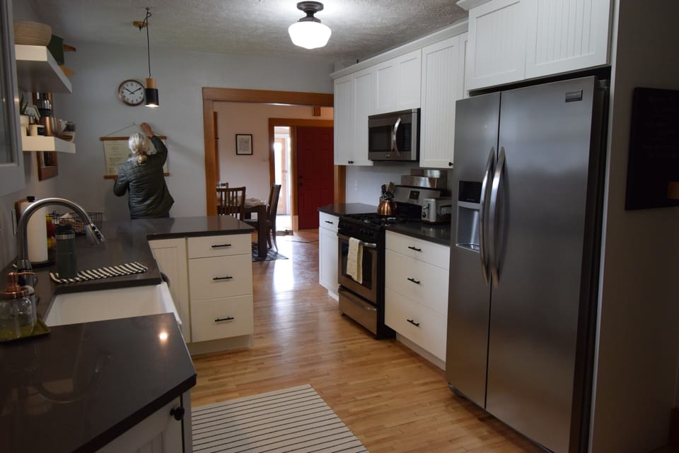 clean and bright kitchen