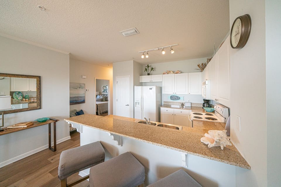 3 seats at Kitchen Island
