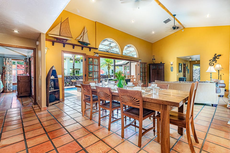 Our open living concept house of so great for gathering