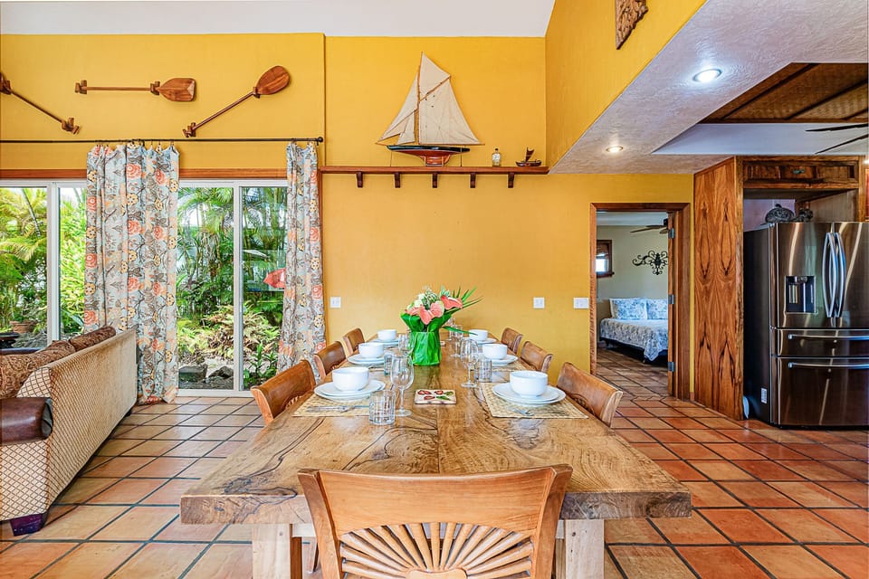 Dining table at House of Paddles