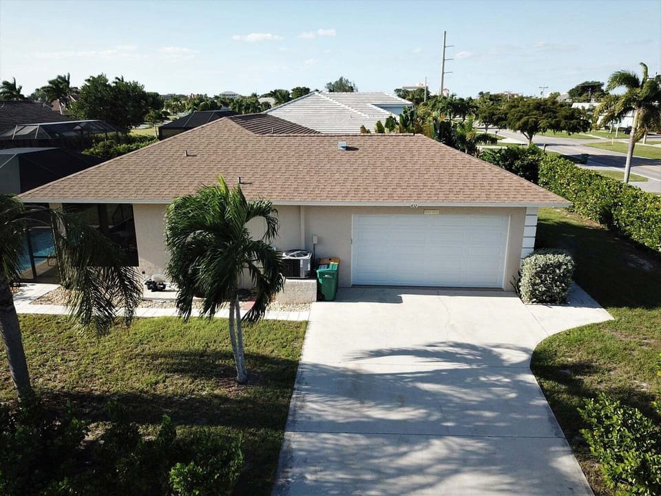 Drive way and Garage