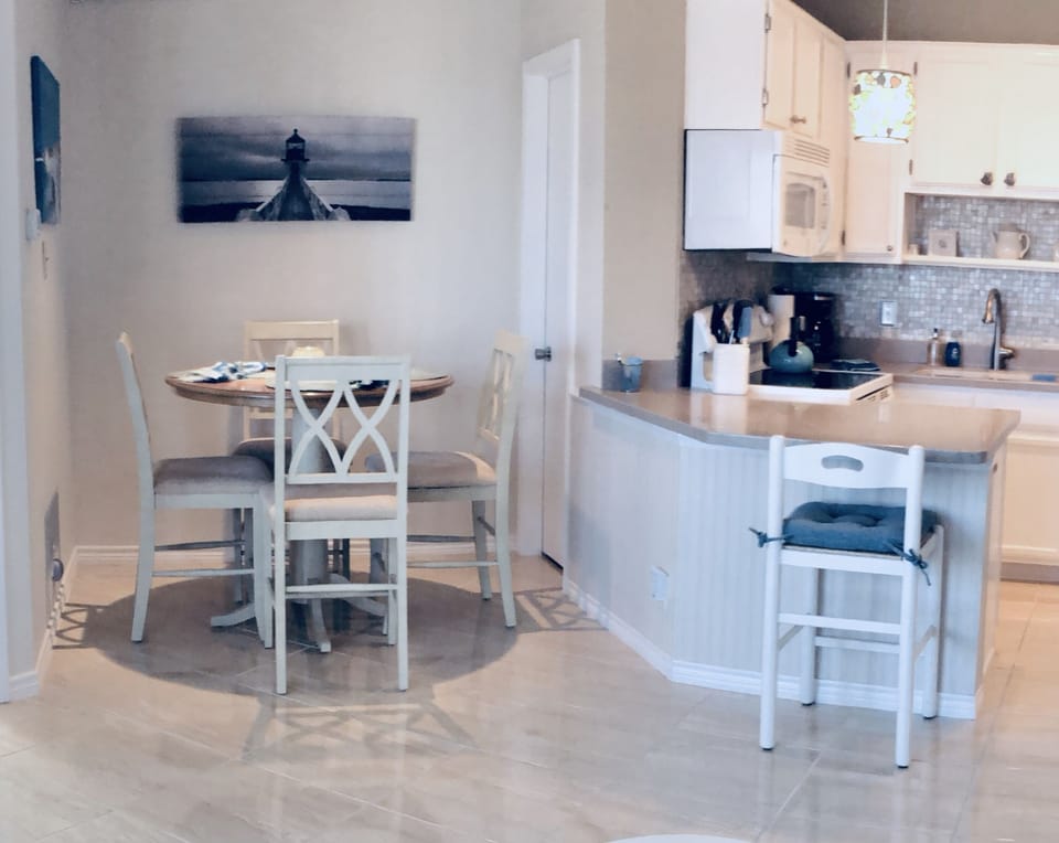 Your "port side" table is ready for you