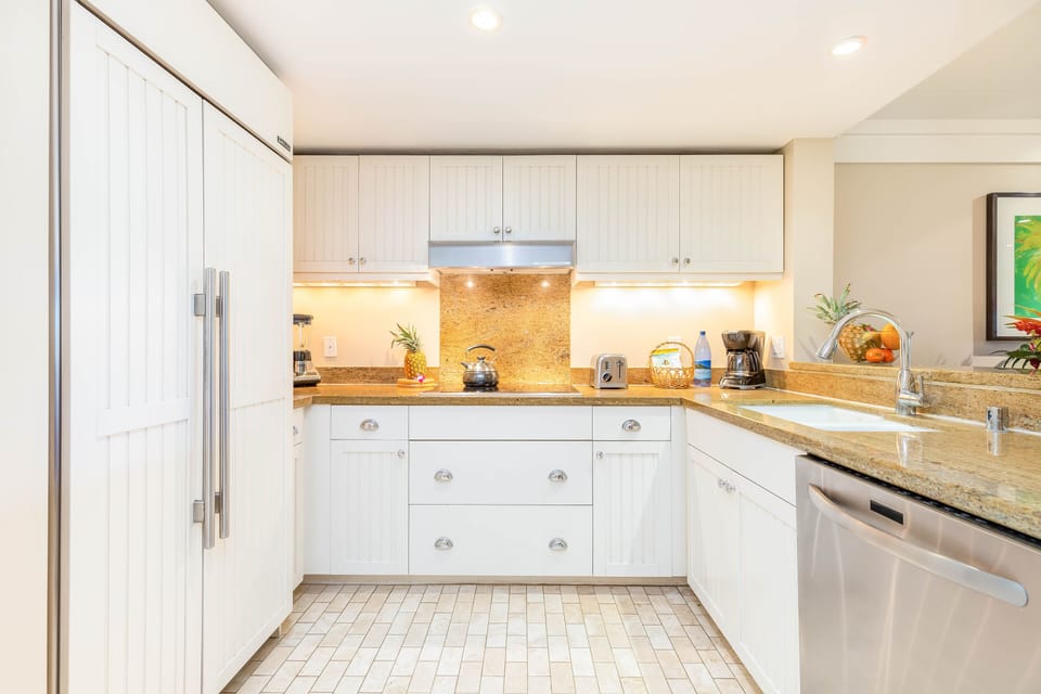 Prepare delicious meals in this beautiful kitchen.