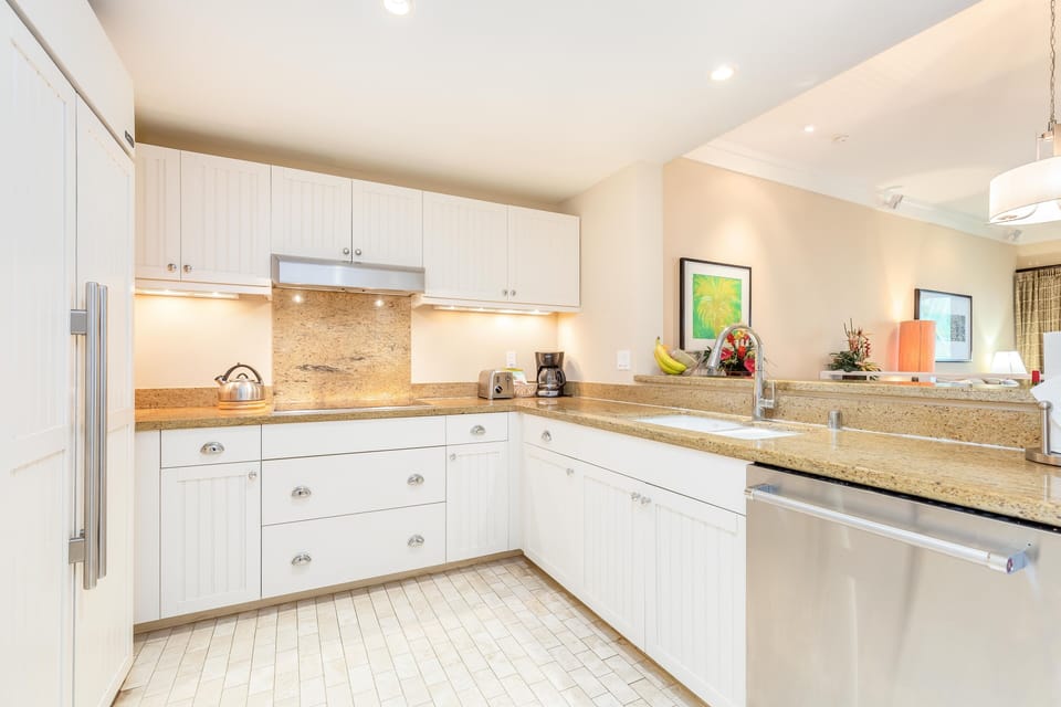 Plenty of counter space and storage for effortless meal prep and family-style dining.