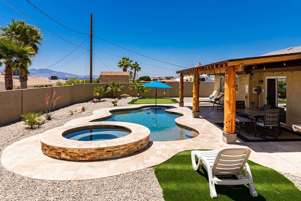 Pool and spa.