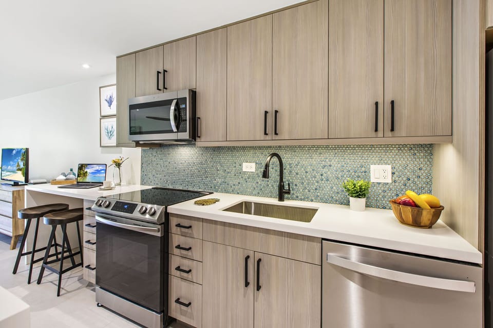 Convenient kitchen for when you want to stay in and make a meal