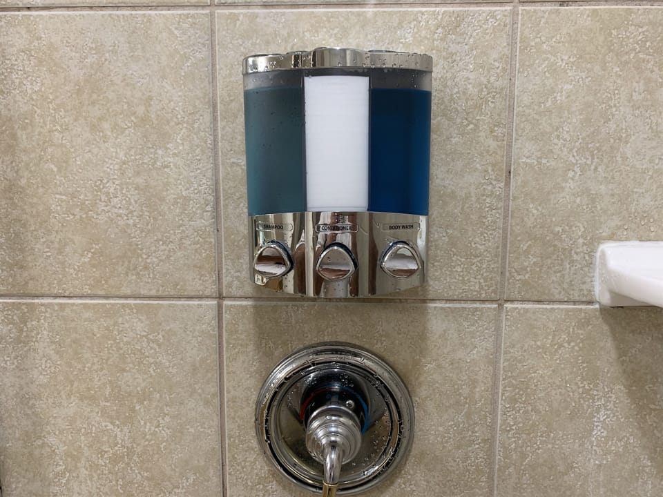 Shampoo / Cond. / Soap in all Bathrooms