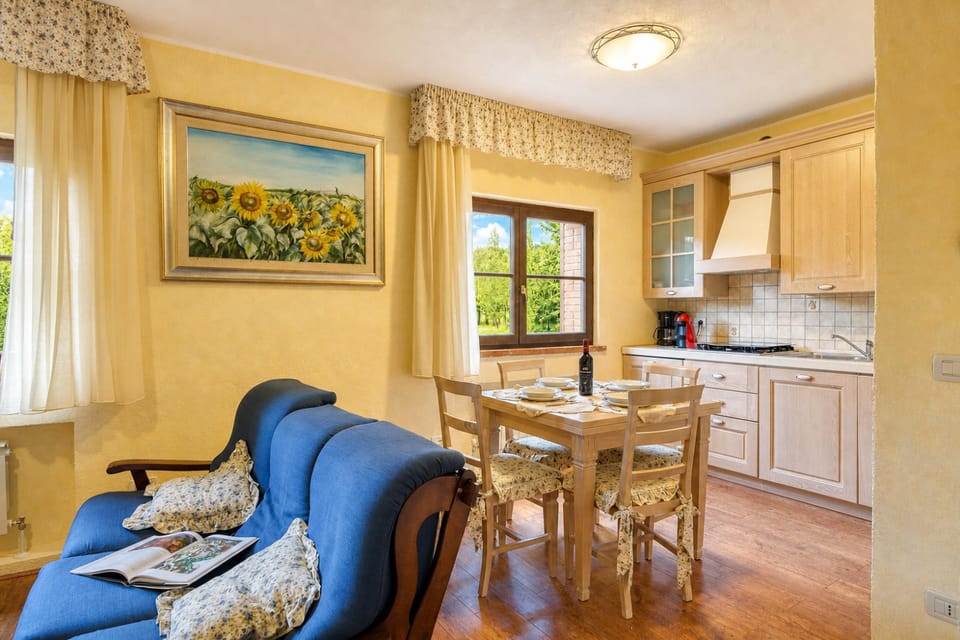 Family Villa, Multiple Bedrooms, Fireplace (Tenuta Di Litiano With Pool) | Living area | TV