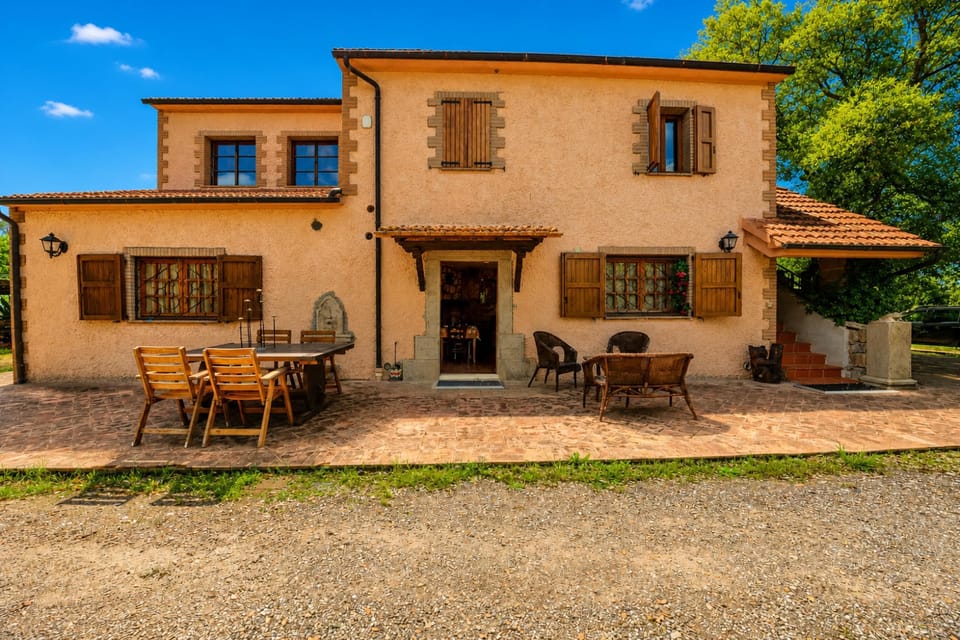 Family Villa, Multiple Bedrooms, Fireplace (Tenuta Di Litiano Villa with Garden) | Outdoor dining