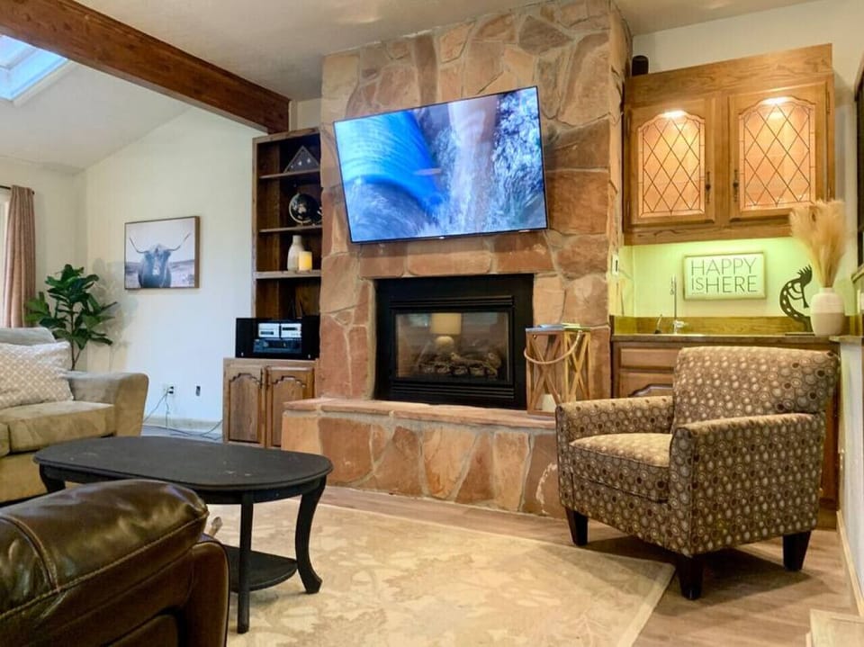 Large 65" flatscreen, smart TV