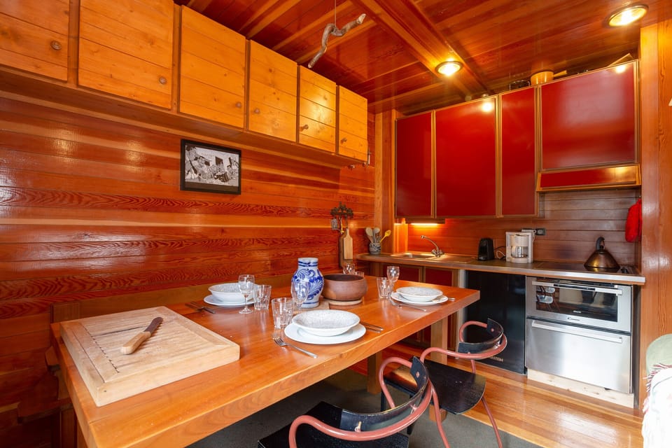 Kitchen and dining area