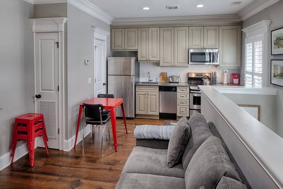 Kitchen and living room