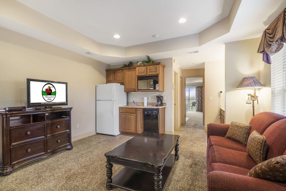Living Room with Sofa Bed, Cable TV