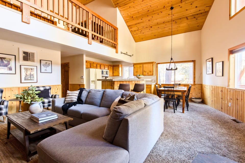 Living room fit for entertaining.