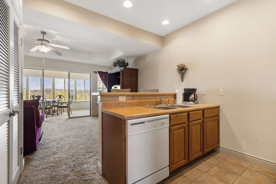Open Floor Plan From Kitchen to the Living Area