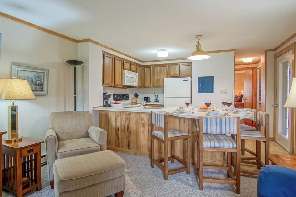 View of kitchen for the living room