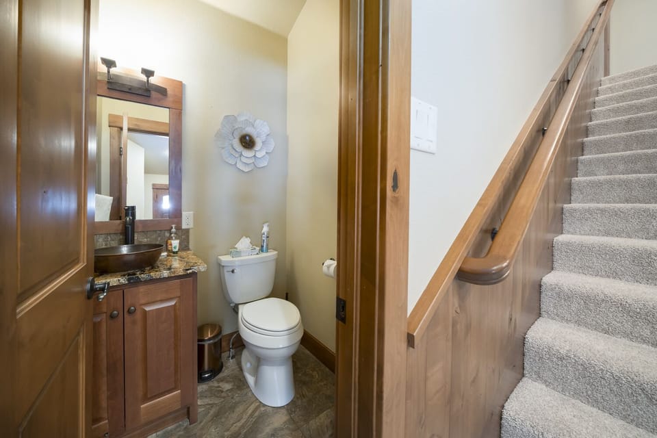 Main floor powder room