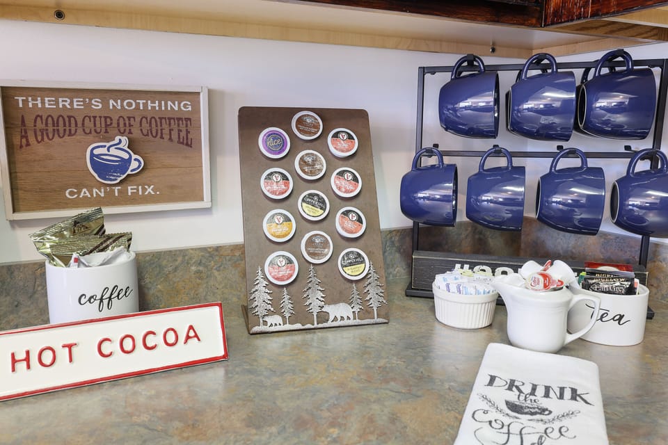 Check out our coffee bar!