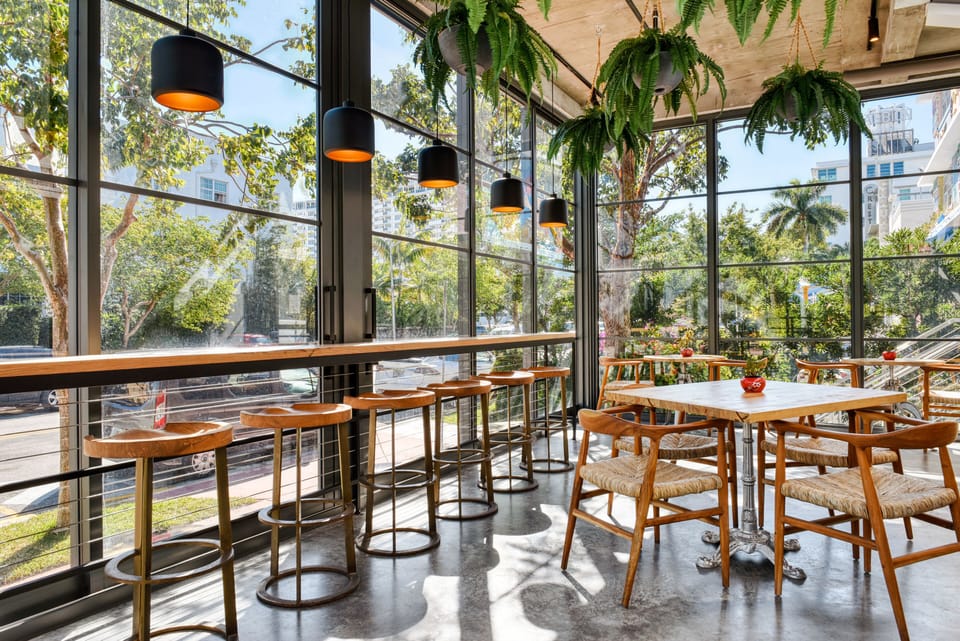Lobby sitting area